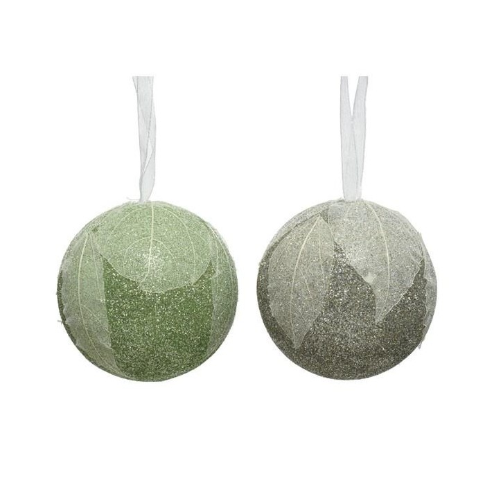SFERA FOGLIE GREEN D8 2 ASSORT